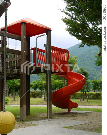 Playground equipment (slide base) 3058663