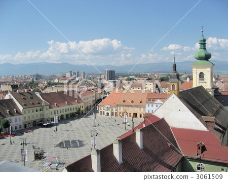 Large square of "Sibiu" (Romania) 3061509