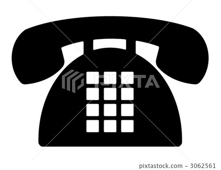 按鈕式黑色手機 3062561