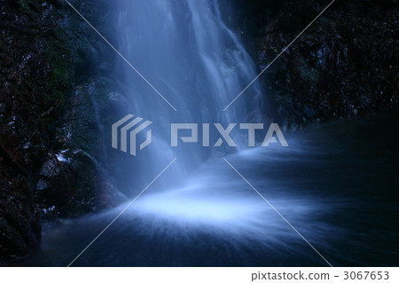檜原村 瀑布 水花 3067653