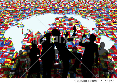 The crowd and the national flag The crowd and the national flag 3068762