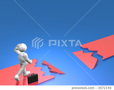 CG例證顯示被困住 3072148