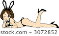 Lying bunny girl 3072852