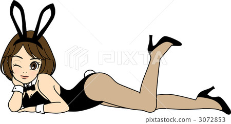 Lying bunny girl 3072853