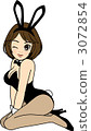 Sitting bunny girl 3072854