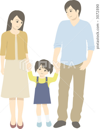 Parents and children holding hands 3072890