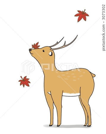 鹿 illustration 數字動畫 3073302