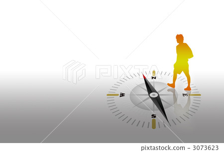 direction magnetic needle, compass, illustration 3073623