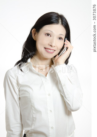 Business woman wearing a white blouse Business woman wearing a white blouse 3073876