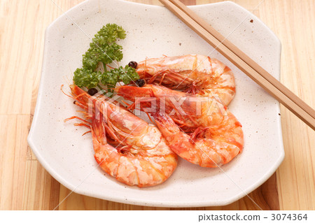 Saute of prawn shrimp (bear) 3074364