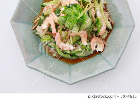 Asian vegetable salad overlooking Asian vegetable salad overlooking 3074633