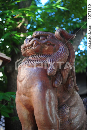 Guardian dog at the shimming shrine Guardian dog at the shimming shrine 3075180