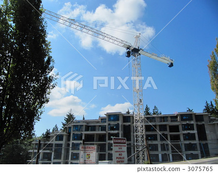 Overseas condominium construction site crane Overseas condominium construction site crane 3075765