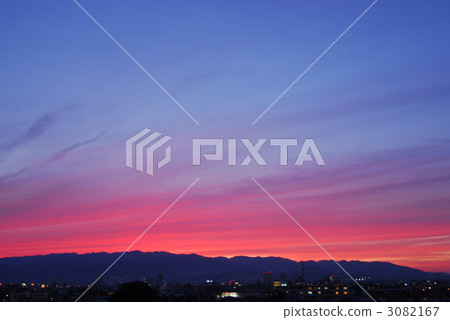 六甲山和七個日落的變化 3082167