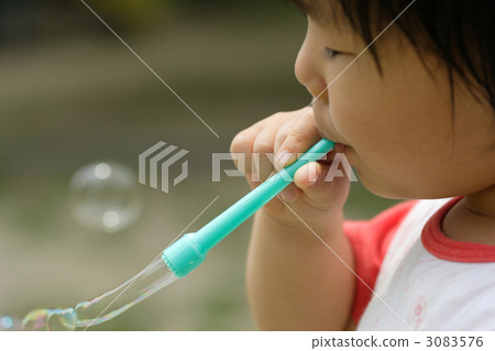 肥皂泡 孩子 小孩 3083576