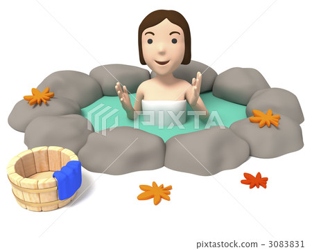 露天浴池 3083831