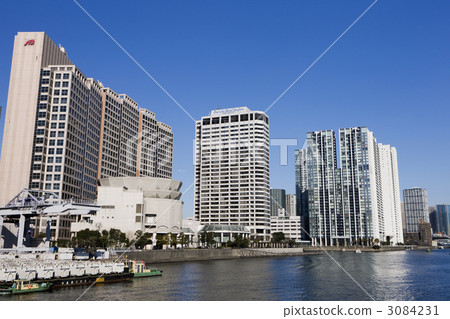 Tennozu Isle's high-rise building street 3084231