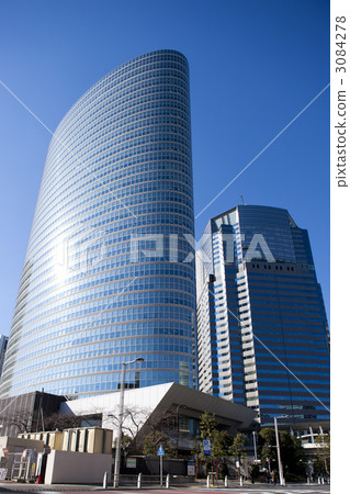 High-rise building streets of Shinagawa station east exit 3084278