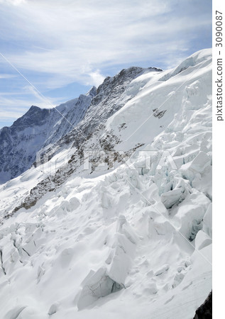 glacier, snowy mountain, snowâ€covered mountain 3090087