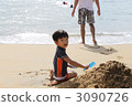 child, kid, sea bathing 3090726
