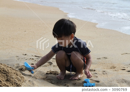 child, kid, sea bathing 3090769