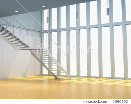 Space with stairs 3090892