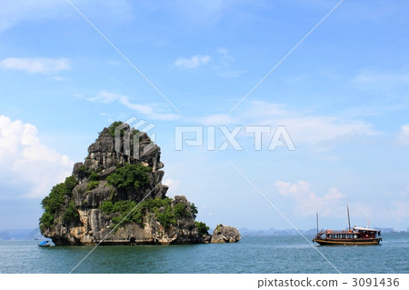 大猩猩岩石和垃圾船 3091436