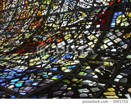 彩色玻璃塔 3091758