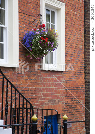 在英國溫莎英國城堡鎮的一角 在英國溫莎英國城堡鎮的一角 3091843