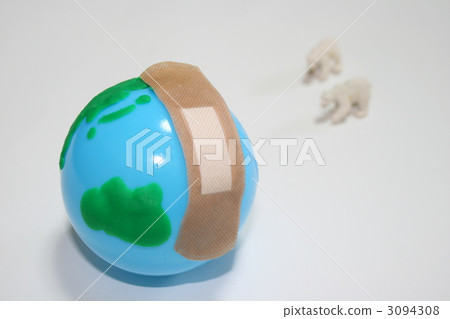 地球和白熊 3094308