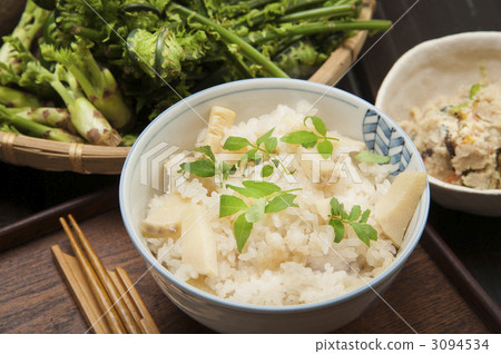 Bamboo shoot rice 3094534