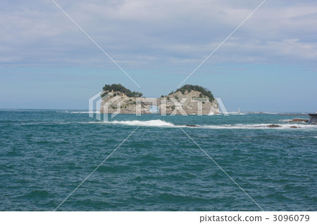 円月島 海面 海 3096079