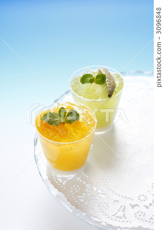 Fruit jelly Mandarin orange with melon 3096848