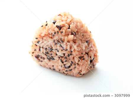 Red rice rice ball 3097999