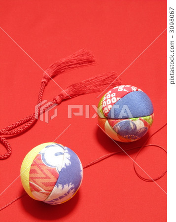 Wood grain [red background] [Japanese image] 3098067