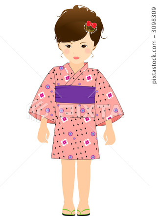 Girls in a yukata figure 3098309