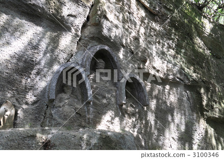 四國神社工廠71號佛教寺院“Yaidanji”Amida Sanshin佛佛像 3100346