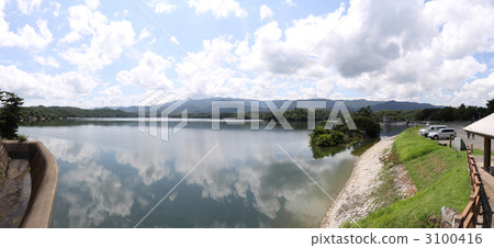 香川縣宮宇町的“Mitsunoinkei”全景 3100416