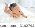 Baby lying face image 3102798