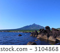 rishirifuji, mountain, distant view 3104868