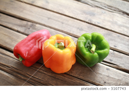 家庭花園中無需使用化學藥劑即可種植多汁、肉質厚實的三色辣椒 家庭花園中無需使用化學藥劑即可種植多汁、肉質厚實的三色辣椒 3107743