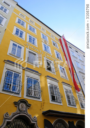 奧地利薩爾茨堡莫扎特的出生地 3108798