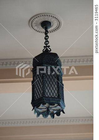 Ceiling lighting -2 at Tsukiji temple temple -2 3119465