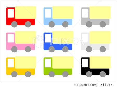 truck, lightweight truck, white background 3119550