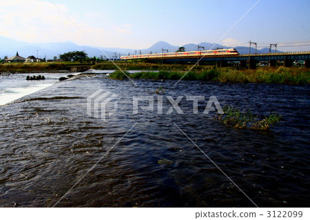 limited express train, odakyu, private railroad 3122099