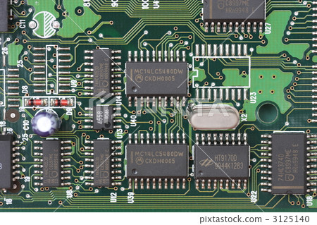 motherboard, an electric circuit, printed circuit board 3125140