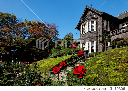 Red Rose Passion and Old Furukawa Garden 3130806