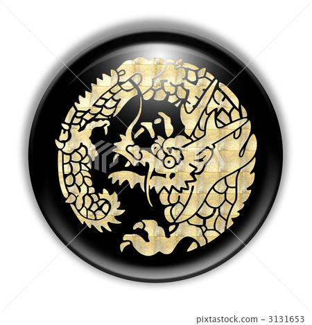 Crest _ Nichiren sect dragon circle Crest _ Nichiren sect dragon circle 3131653