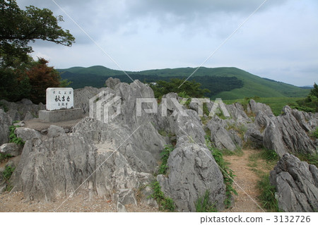 秋吉台 石灰石 山口縣 3132726