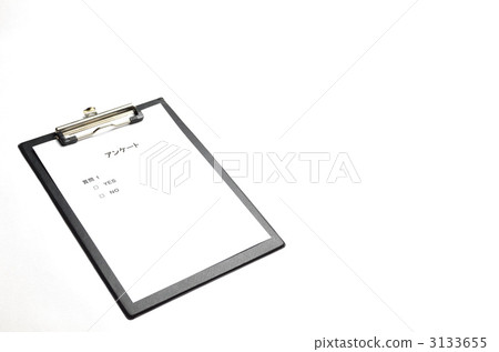 Clipboard black questionnaire Clipboard black questionnaire 3133655